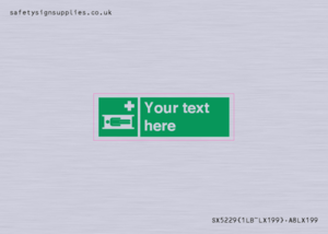 Custom Stretcher Sign